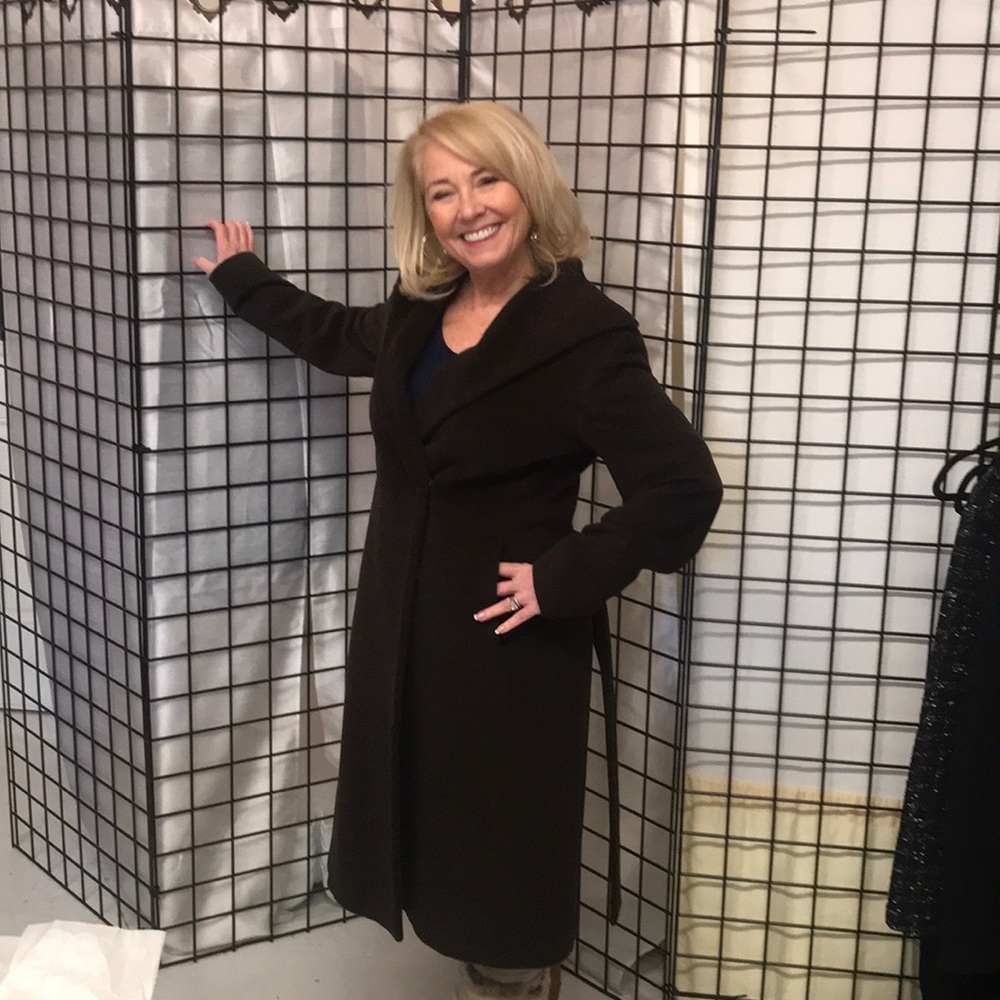 Calvin Klein Angora/wool Winter Coat